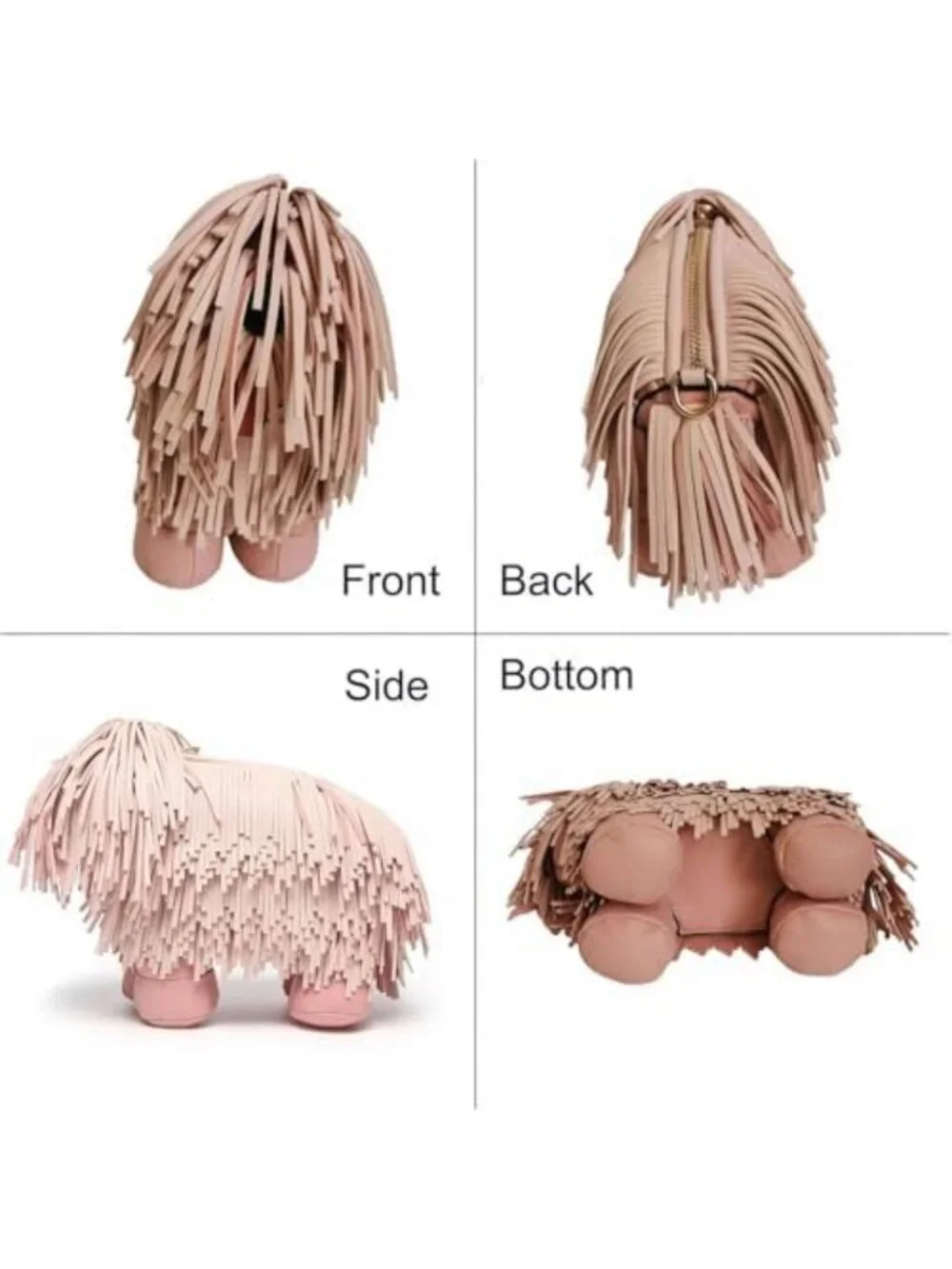 Cute Dog-Shaped Crossbody Bag | Unique PU Leather Shoulder Handbag for Women